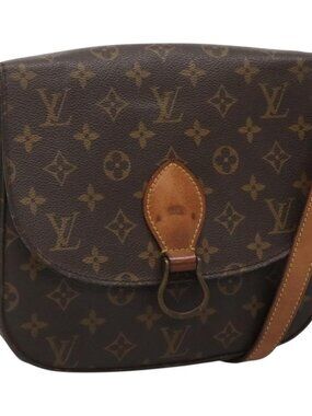 Authentic LOUIS VUITTON Monogram Monogram Saint Cloud GM Shoulder Bag M51242